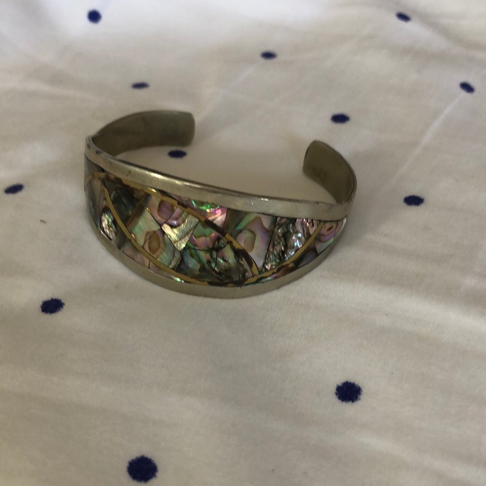 Vintage boho hippie adjustable bangle